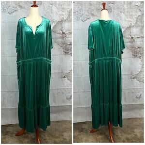 Terra & Sky Green Maxi Dress